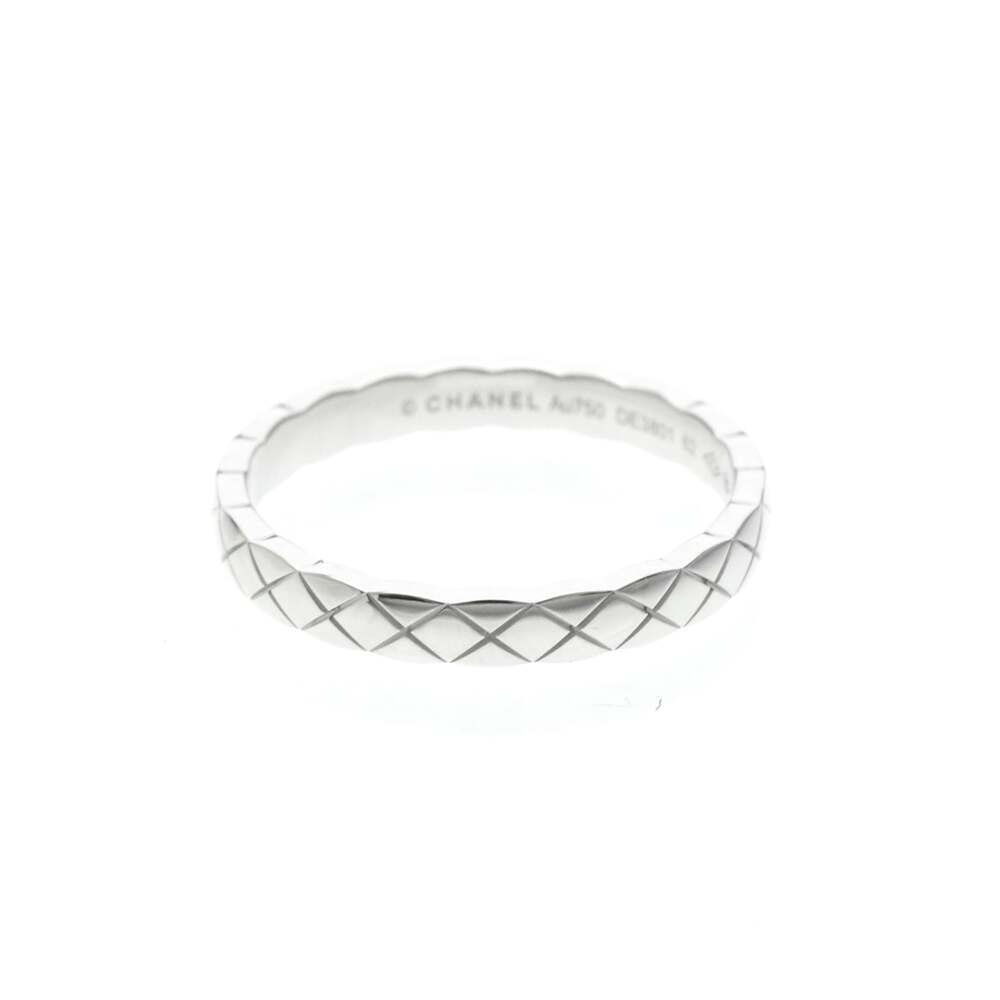 Chanel Coco Crush Ring 18K White Gold #347093C20B
